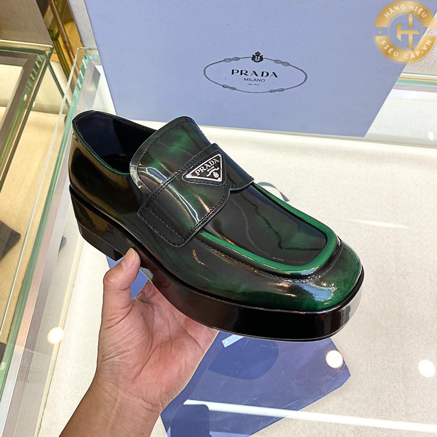 Giá thành phải chăng của giày lười Loafer Prada nam siêu cấp PR007
