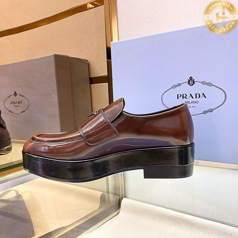 Giá thành phải chăng của giày lười Loafer Prada nam siêu cấp PR008