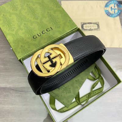 Thắt lưng Gucci hàng hiệu Like Auth khóa vàng Q0016