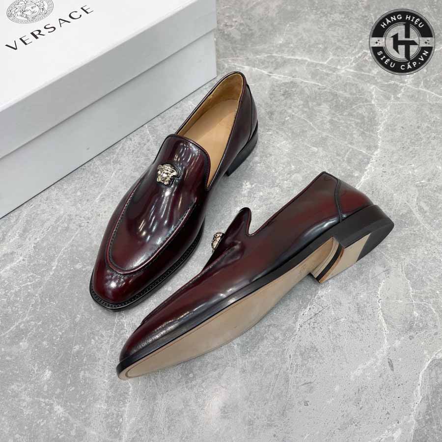 Giá thành hợp lí của giày lười Loafer Versace nam Like Auth VS013