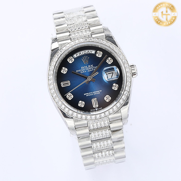 Đồng hồ Rolex Rep 1:1 Day Date M128349RBR-0016 Blue Dial 2024