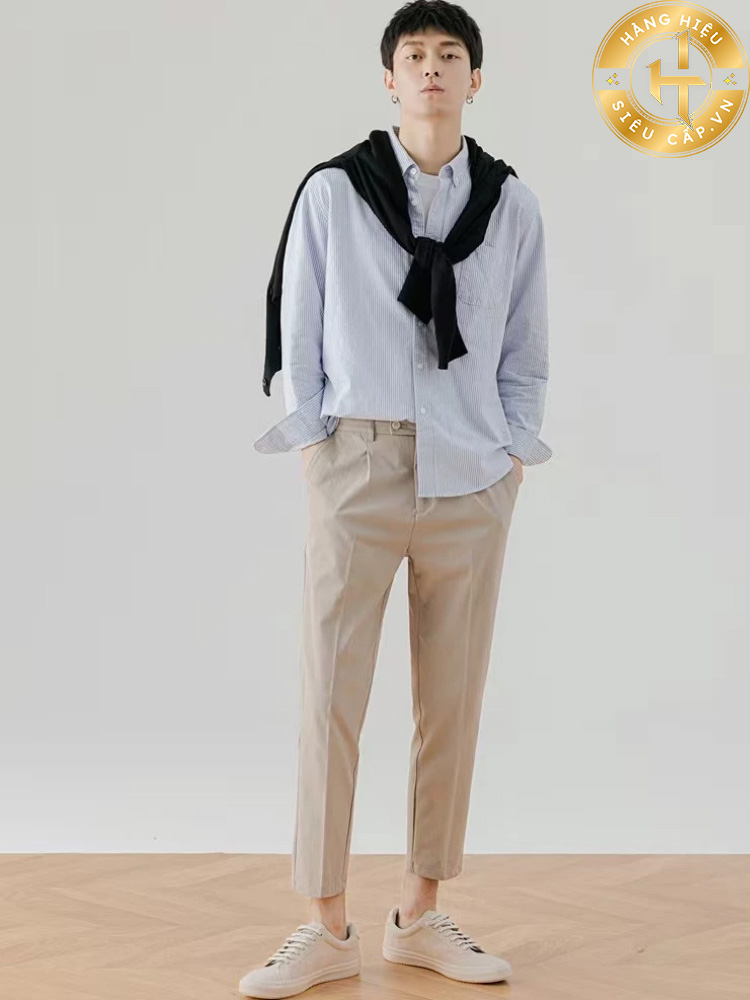 Kết hợp nhiều lớp áo - Style Hàn Quốc nam được ưa chuộng