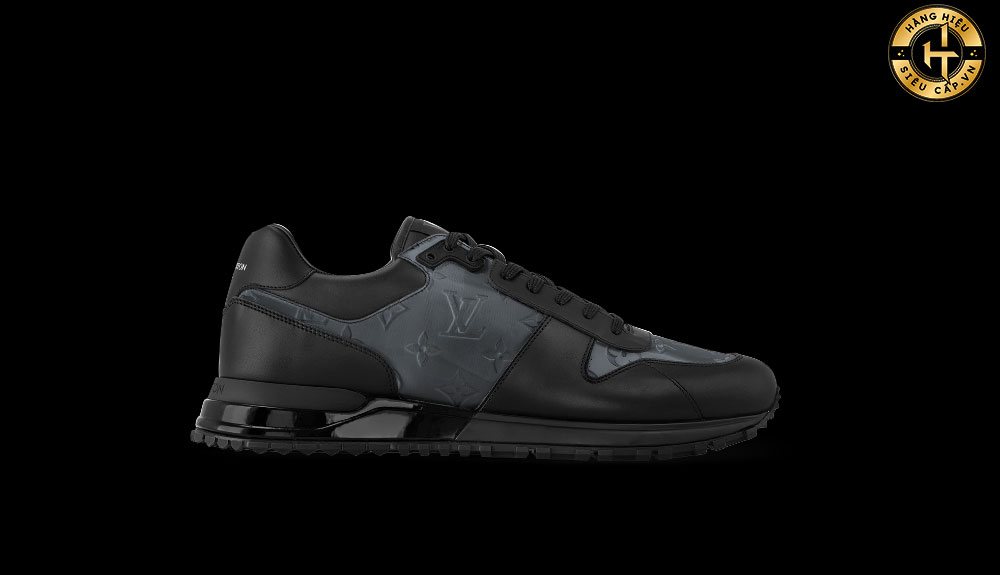 Giày Louis Vuitton đen Sneaker " Run Away "