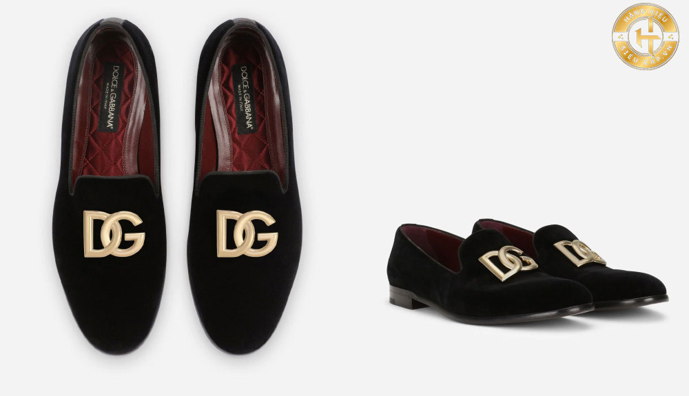 Giày lười Dolce & Gabbana Velvet Loafers