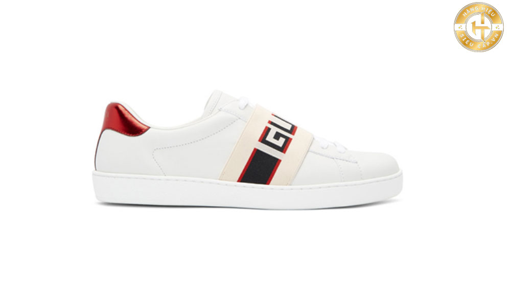 Giày Gucci New Ace Sneaker trắng