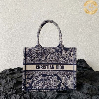 tui christian dior book tote mau xanh hoa tiey hang hieu 2