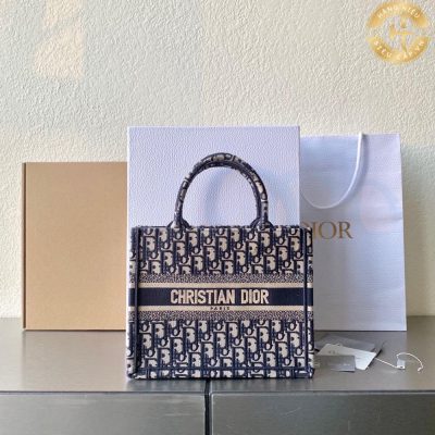 tui christian dior book tote xanh hoa tiet hang hieu 5