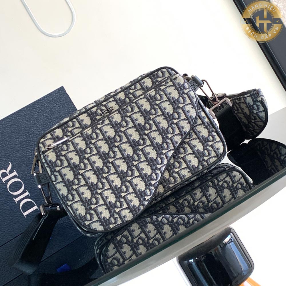Túi chéo Dior Bag Oblique hoạ tiết Hàng Hiệu Siêu Cấp F1 CD 207
