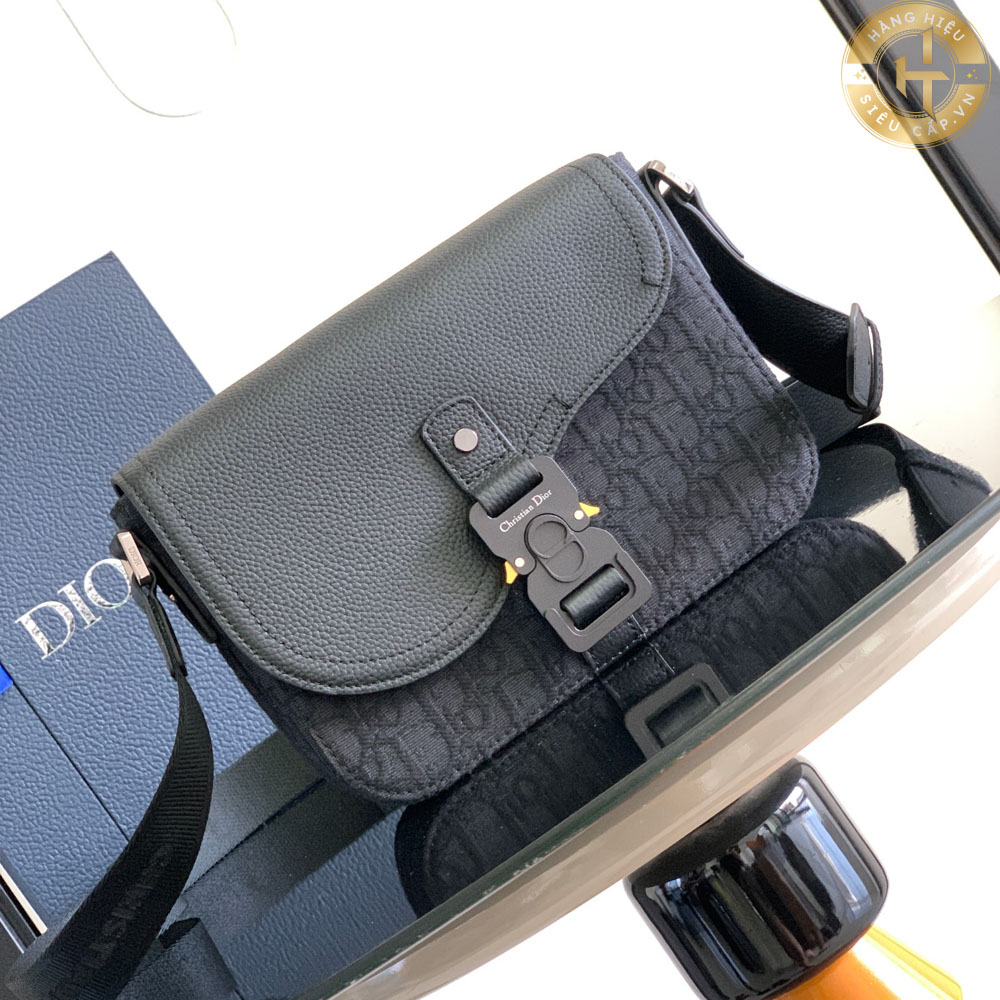 Túi chéo Dior Oblique màu đen Hàng Hiệu cận chính hãng CD 206