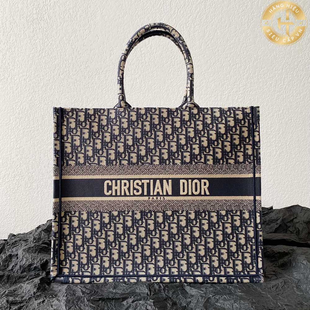 Túi xách Dior Rep 1:1 Book Tote màu nâu vàng Hàng Hiệu CD05 2024