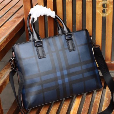 tui xach burberry can chinh hang xanh ke den 4 1