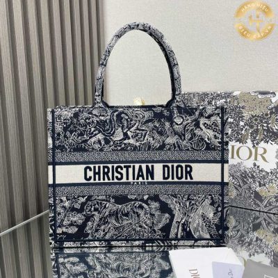 tui xach dior can chinh hang book tote xanh 5