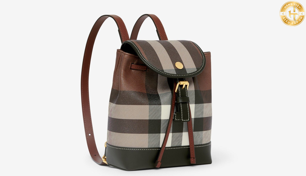 Balo Burberry Leather Backpack