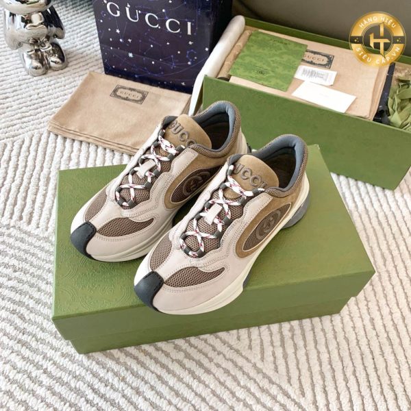 Giày thể thao Gucci màu nâu phối Hàng Hiệu Unisex GG 2004 2024