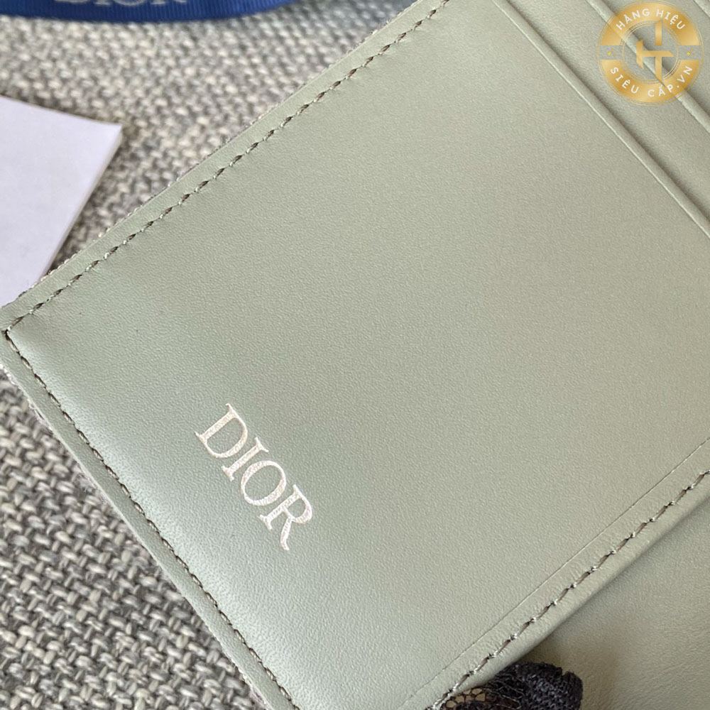 Ví Dior nữ Oblique Mini hàng hiệu cận chính hãng Like Auth 300 2024