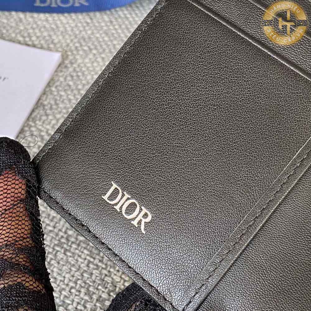 Ví Dior nữ Oblique Mini màu đen Hàng Hiệu Like Auth 301 2024