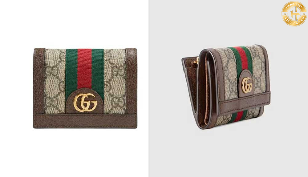 Ví gập Gucci thường có kiểu dáng thông minh với nhiều ngăn để đựng tiền mặt, thẻ và giấy tờ.