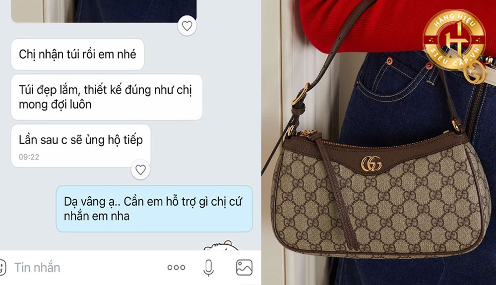 Feedback sau khi nhận túi Gucci của chị Linh Anh