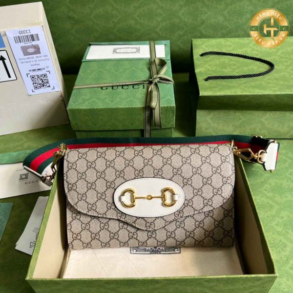 Túi xách đeo chéo Gucci Like Auth 1:1 họa tiết khóa vàng GC033 2024