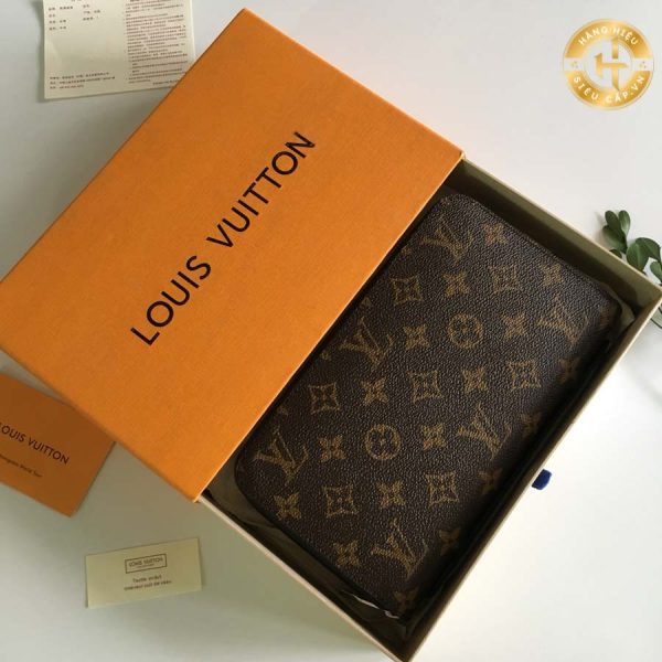 Ví da nam Louis Vuitton Like Auth 1:1 nâu họa tiết LVG 200 2024