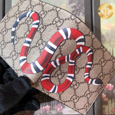 Ví Gucci nam rắn Like Authentic 1:1 họa tiết GGO 1013 2025