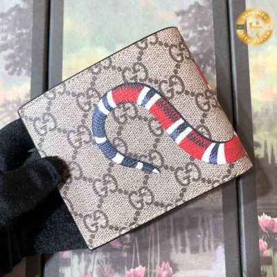 Ví Gucci nam rắn Like Authentic 1:1 họa tiết GGO 1013 2025